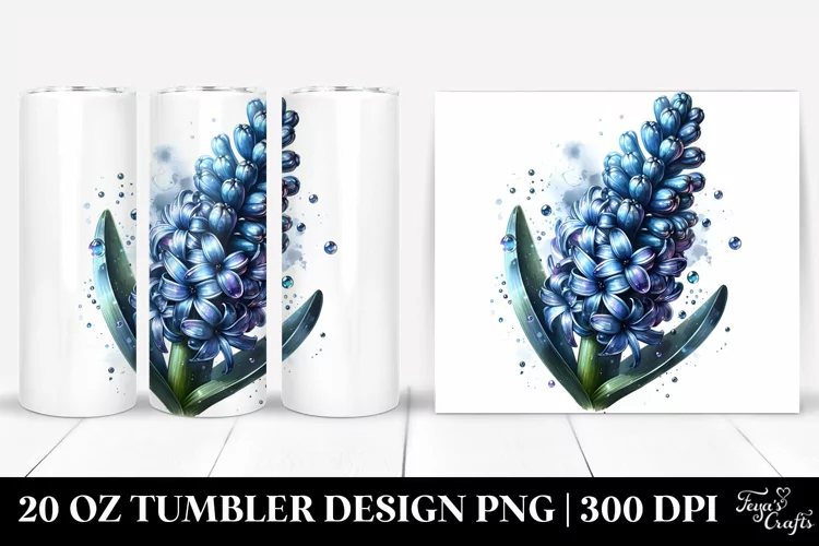 Shiny Hyacinth Metallic Tumbler