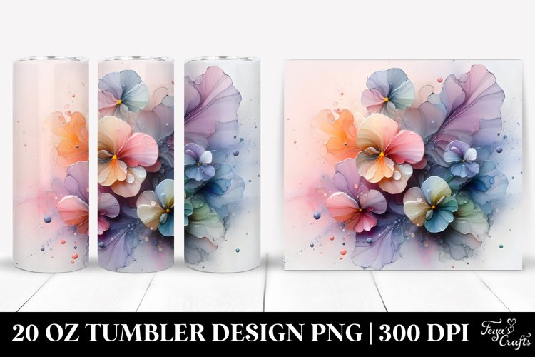 Pastel Watercolor Flower Png Image 14