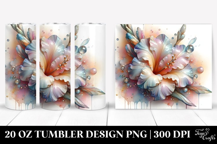 Pastel Watercolor Flower Png Image 7