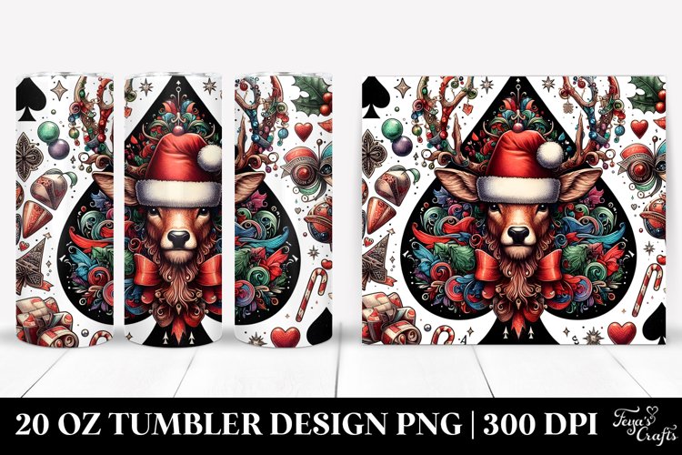 Christmas PNG 20 Oz Tumbler Design