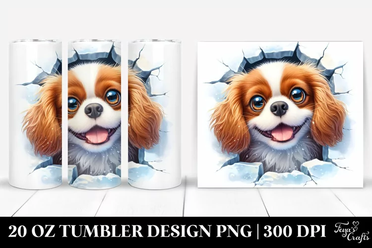 Crazy Looking Cavalier King Charles Spaniel | 20 Oz Tumbler
