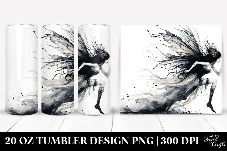 Washed Watercolor Fairy Clipart 20 Oz Tumbler