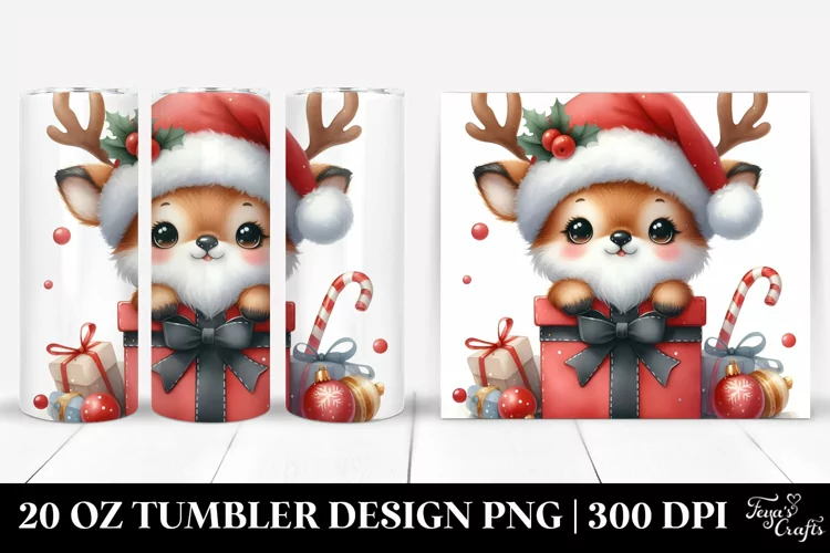 Christmas PNG 20 Oz Tumbler Design