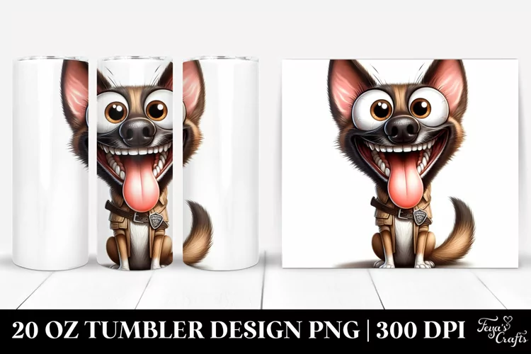 Crazy Looking Malinois | 20 oz Tumbler
