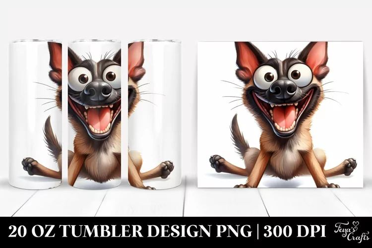 Crazy Looking Malinois | 20 oz Tumbler