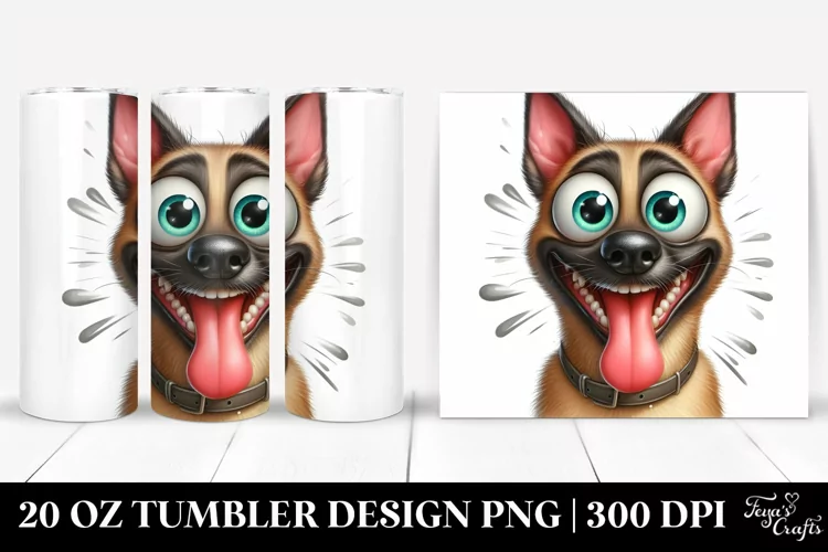 Crazy Looking Malinois | 20 oz Tumbler