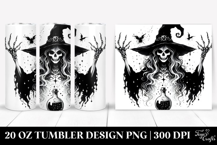 Gothic Evil Witch Tumbler | 20 oz Tumbler