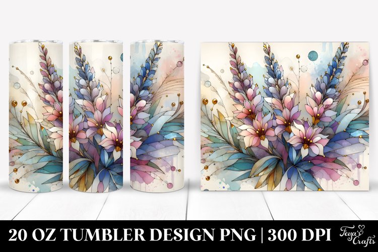 Lobelia Artwork, 20 Oz Tumbler example image 1
