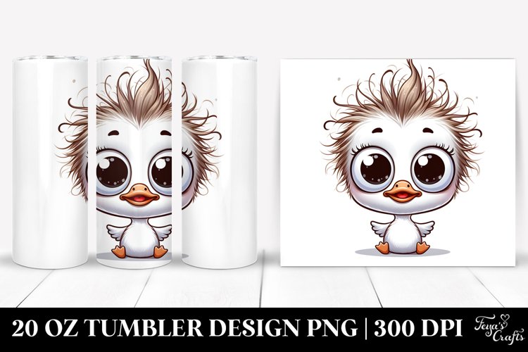 Crazy Baby Swan | 20 Oz Tumbler example image 1
