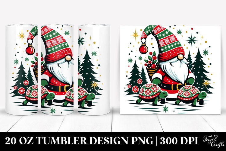Christmas PNG 20 Oz Tumbler Design