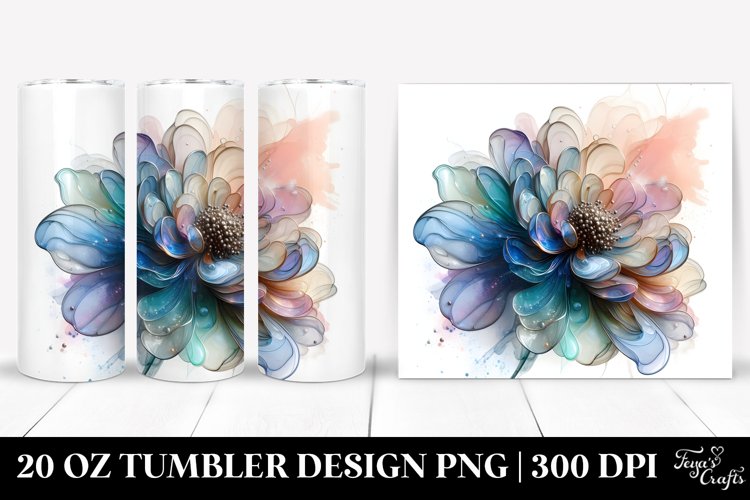 Pastel Watercolor Flower Png Image 24