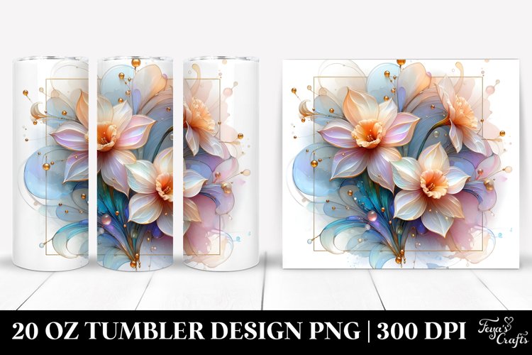 Pastel Watercolor Flower Png Image 23
