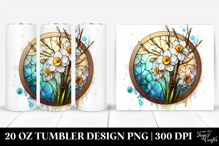 Stained Narcissus | 20 Oz Tumbler