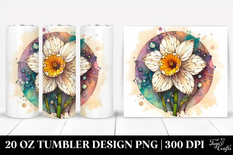 Stained Narcissus | 20 Oz Tumbler