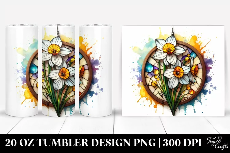 Stained Narcissus | 20 Oz Tumbler