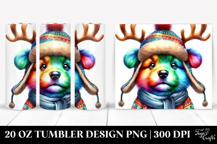 Christmas PNG 20 Oz Tumbler Design
