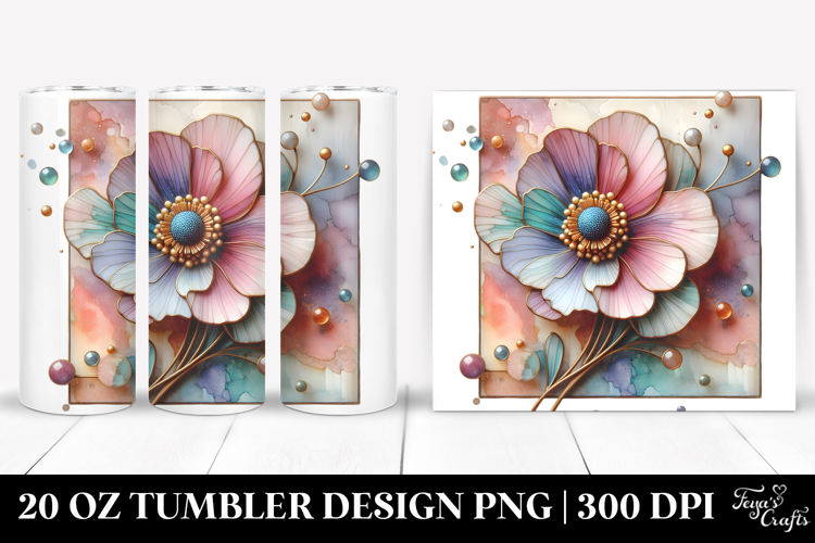 Pastel Watercolor Flower Png Image 17