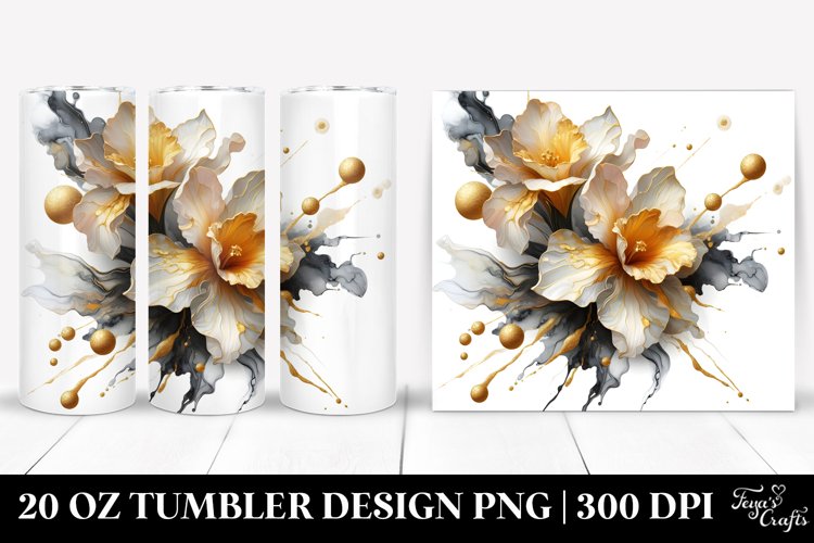 Glossy Narcissus Tumbler example image 1