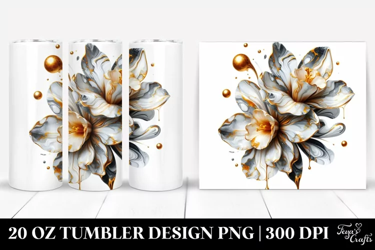 Glossy Narcissus Tumbler