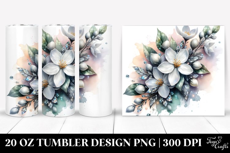 Shiny Jasmine Tumbler example image 1