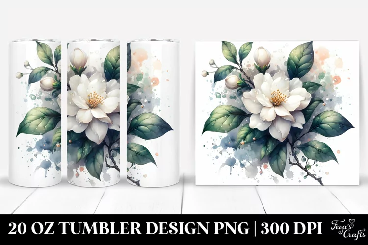 Shiny Jasmine Tumbler