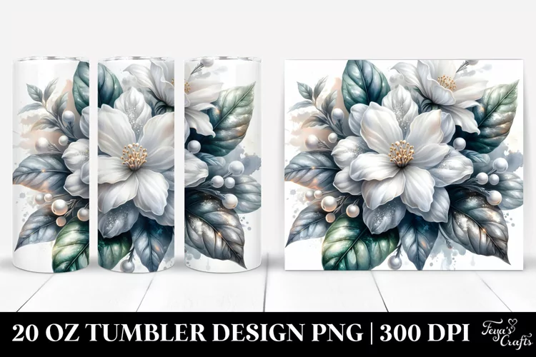 Shiny Jasmine Tumbler