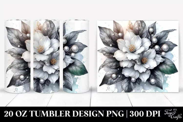 Shiny Jasmine Tumbler