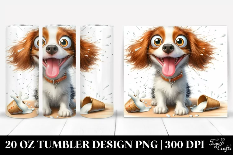 Colorful Crazy Brittany Tumbler