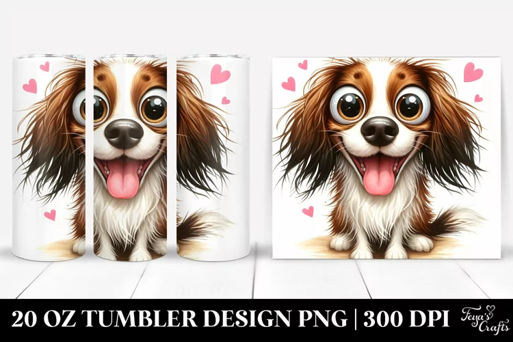 Colorful Crazy Brittany Tumbler