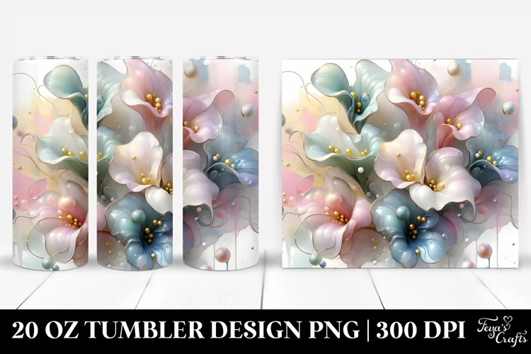Sweet Pea Artwork, 20 Oz Tumbler