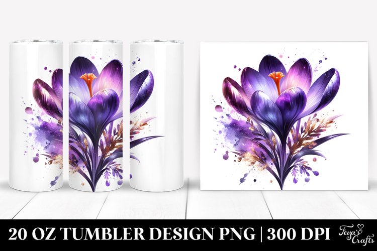 Shiny Crocus Tumbler example image 1