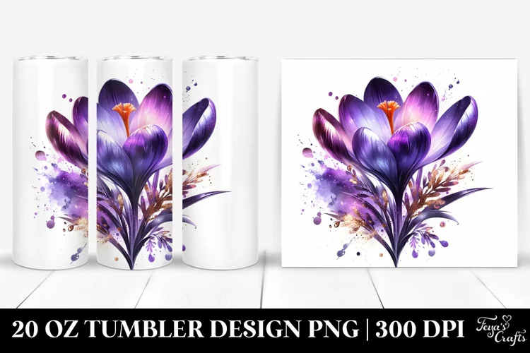 Shiny Crocus Tumbler