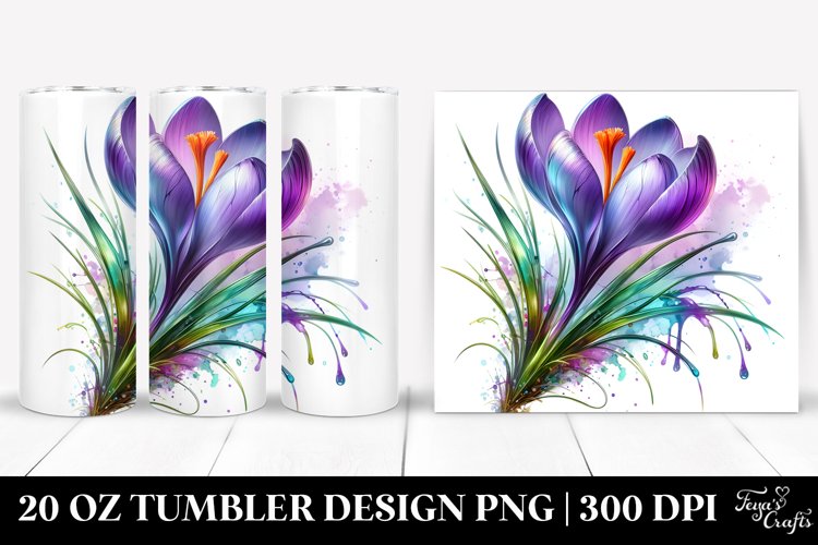 Shiny Crocus Tumbler example image 1