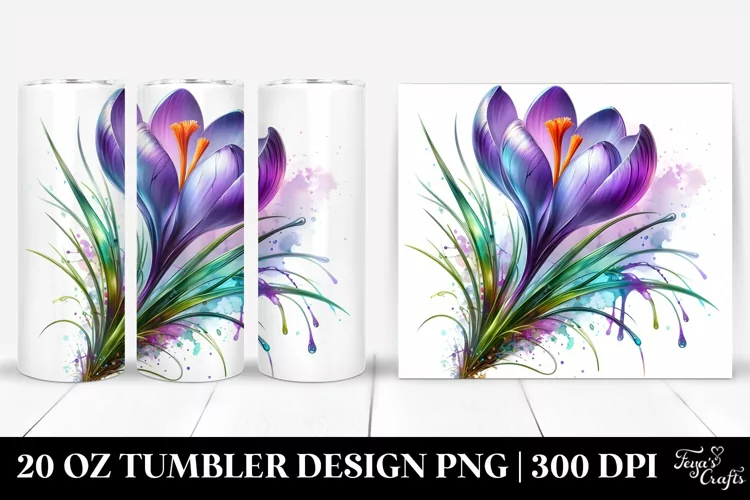 Shiny Crocus Tumbler