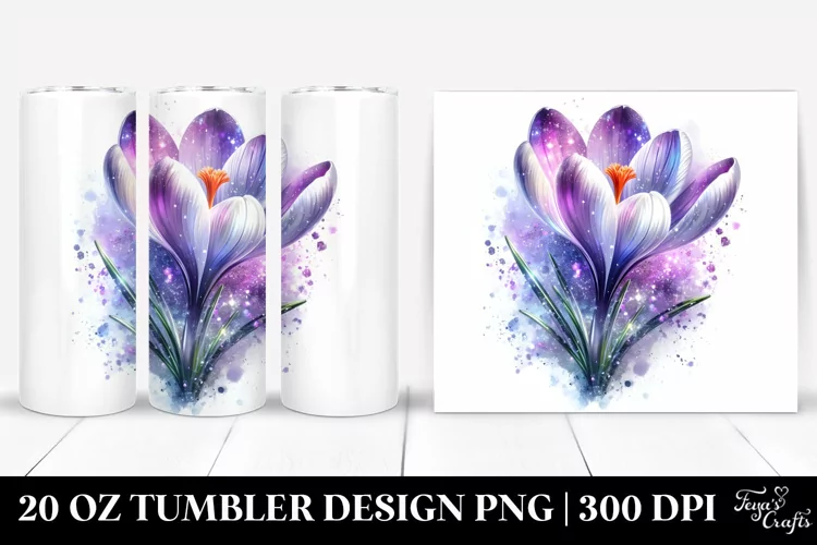 Shiny Crocus Tumbler