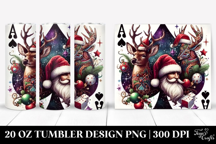 Christmas PNG 20 Oz Tumbler Design