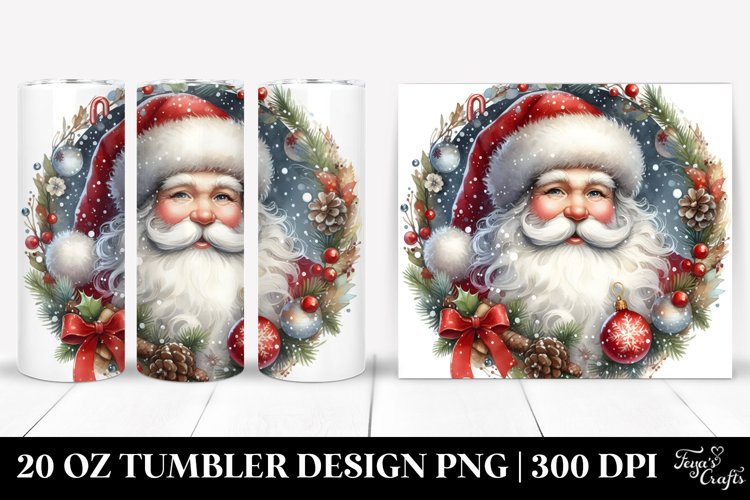 Christmas Santa Tumbler | 20 oz Tumbler