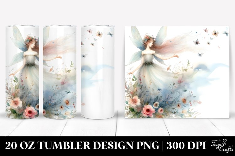 Washed Whimsical Fairy | 20 oz Tumbler