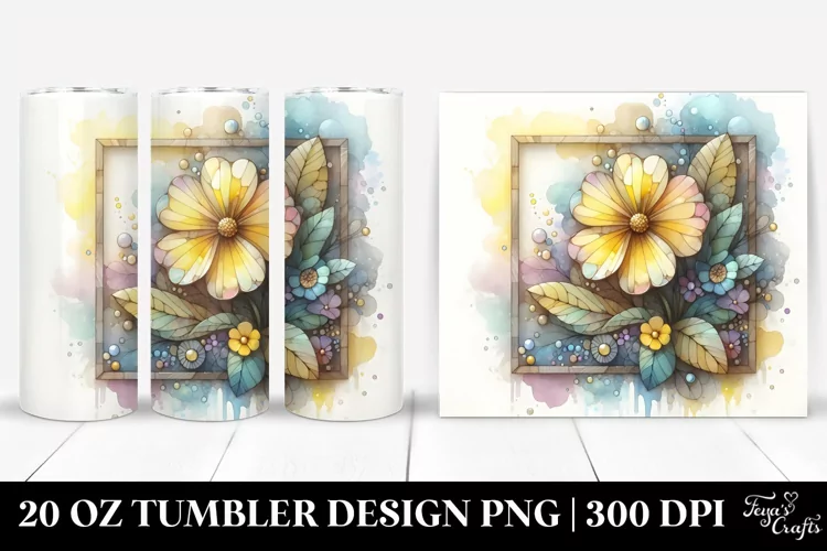 Primrose Artwork, 20 Oz Tumbler