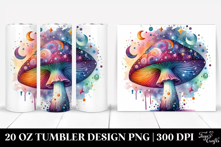 Colorful Watercolor Splash Tumbler