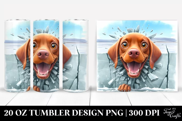 Crazy Looking Vizsla | 20 oz Tumbler