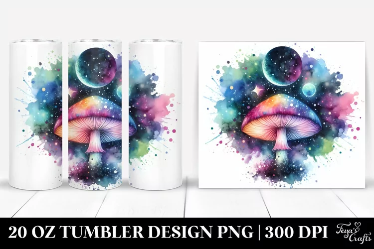 Magical Celestial Mushroom | 20 Oz Tumbler