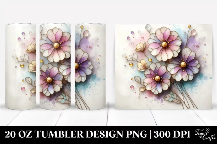 Stained Primrose with Golden Insertions