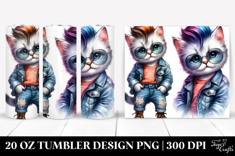 Cat Watercolor Image 5