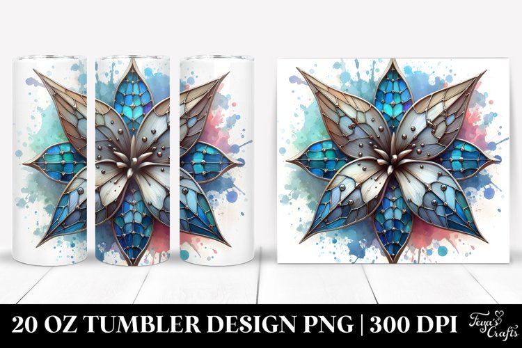 Stained Lobelia | 20 Oz Tumbler example image 1