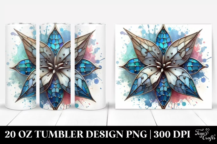 Stained Lobelia | 20 Oz Tumbler