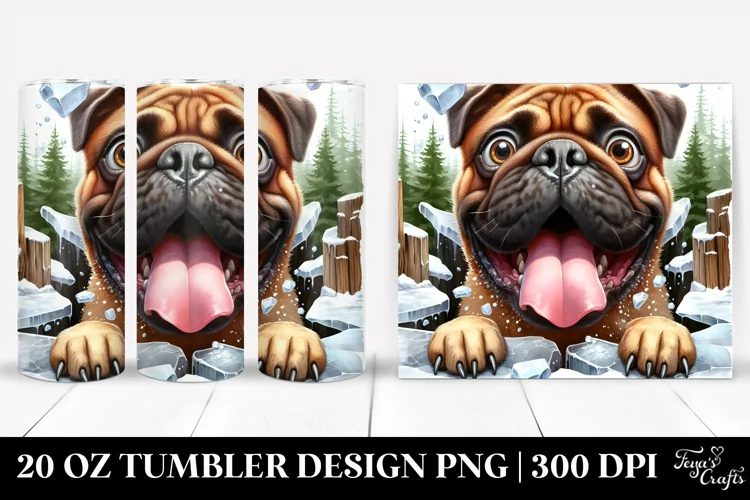 Crazy Bullmastiff | 20 Oz Tumbler