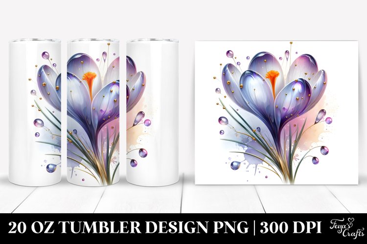 Shiny Crocus | 20 Oz Tumbler example image 1