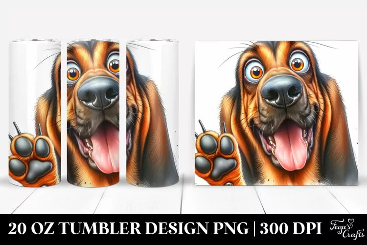Crazy Bloodhound | 20 Oz Tumbler