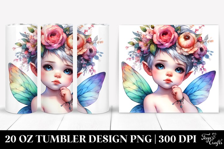 Vibrant Baby Fairy Tumbler